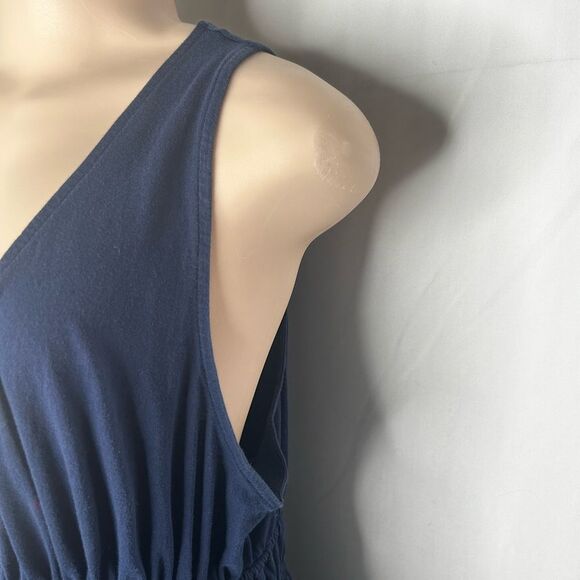 Lands’ End Women’s Swim Cover Up Black Short Adjustable Waist Sleeve XL 18-20 - Picture 7 of 16